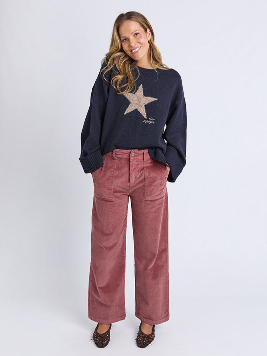 Star Intarsia Knit