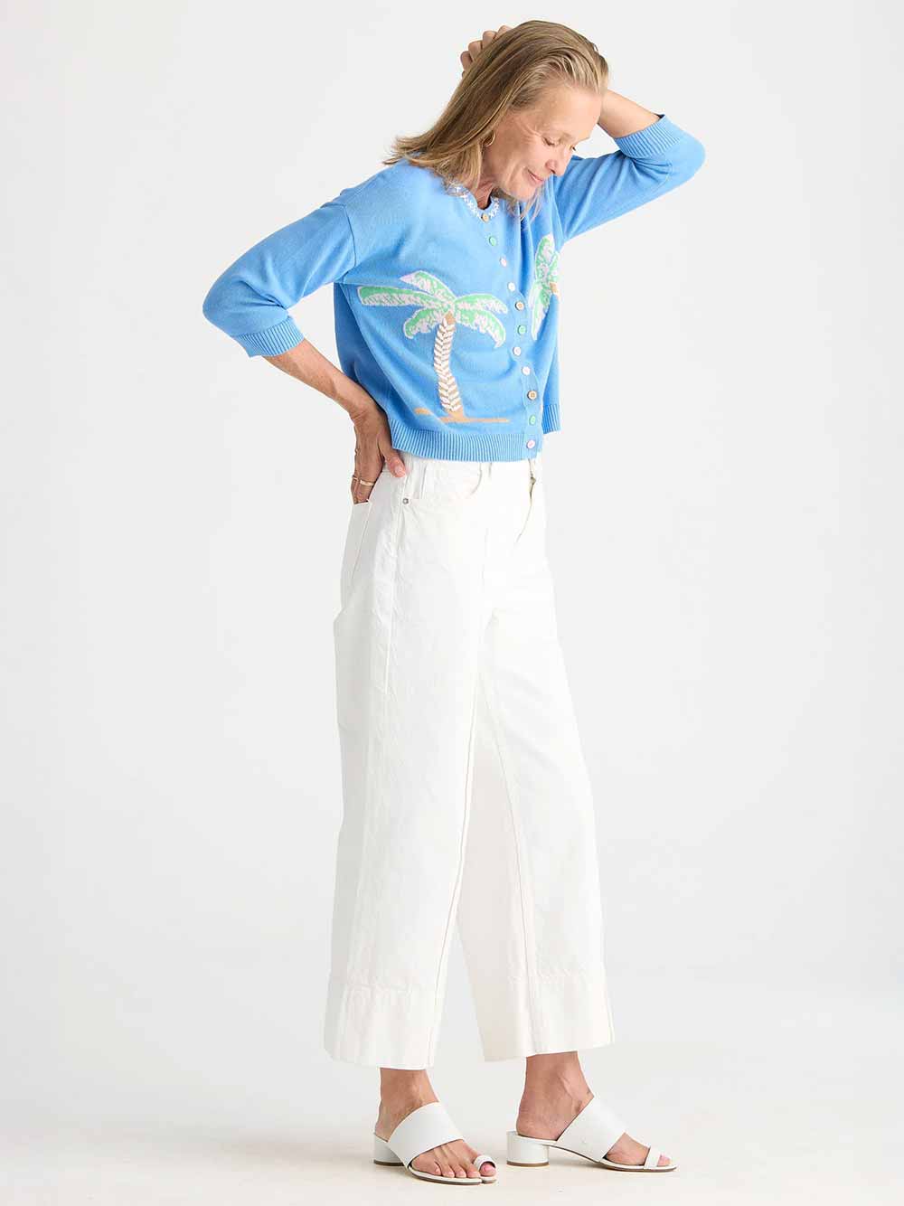 Island Cardigan - BLUE BELL