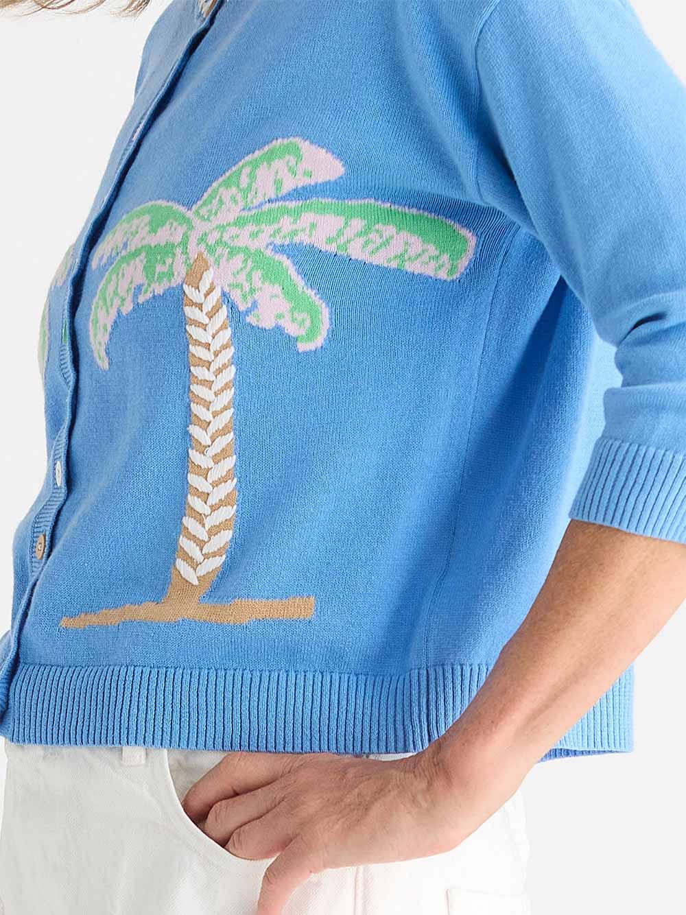 Island Cardigan - BLUE BELL