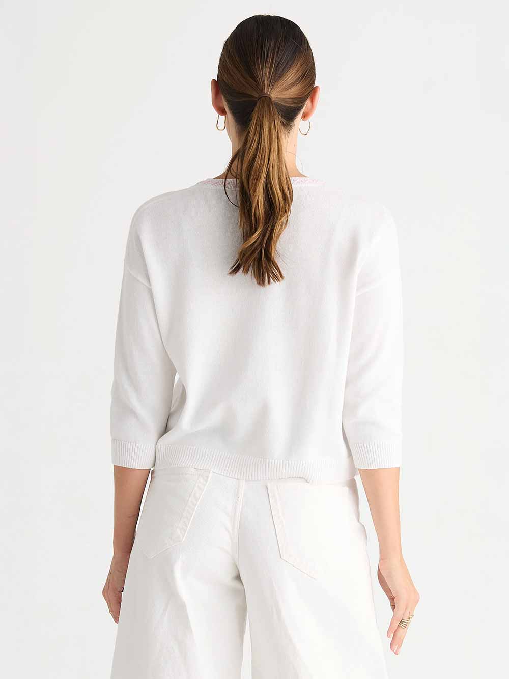 Island Cardigan - WHITE