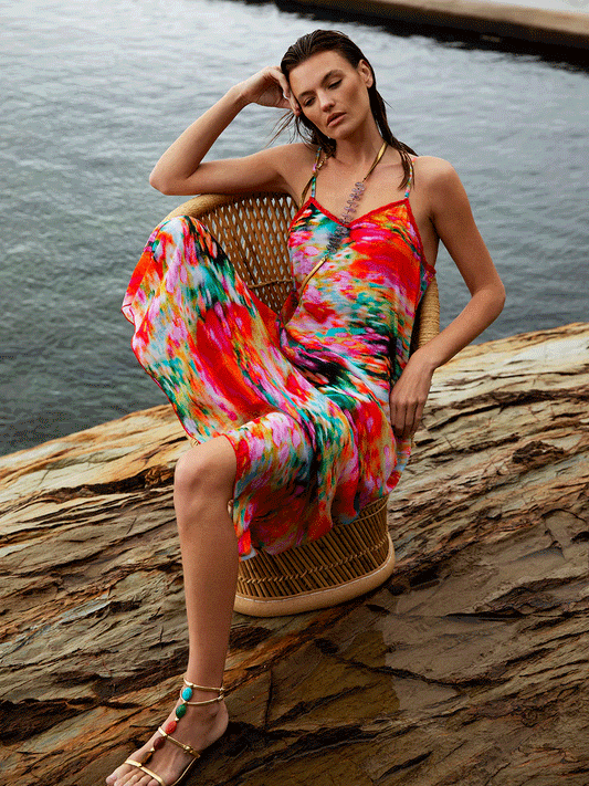 Antoinette Slip Dress - ITHACA PINK