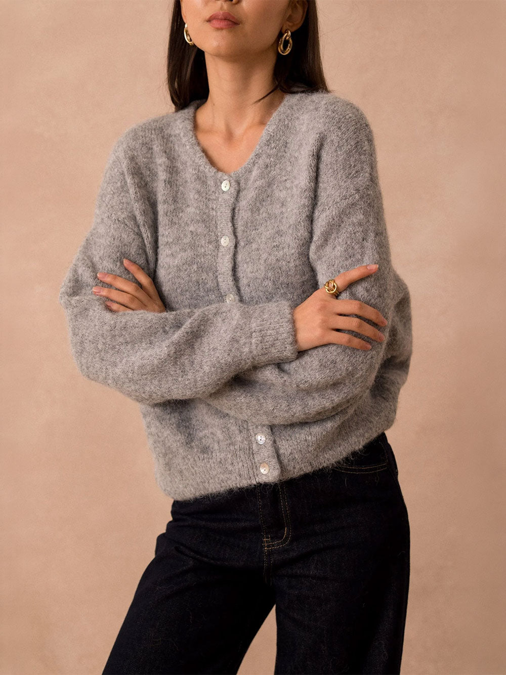 Lala Cardigan - GRIS