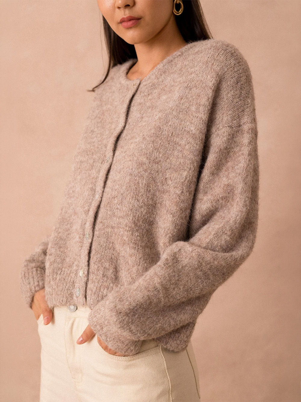 Lala Cardigan - TAUPE