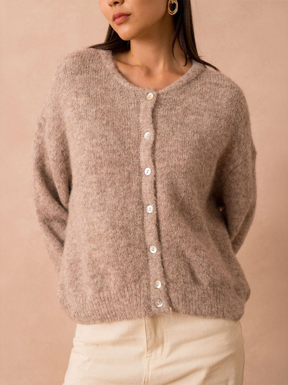 Lala Cardigan - TAUPE
