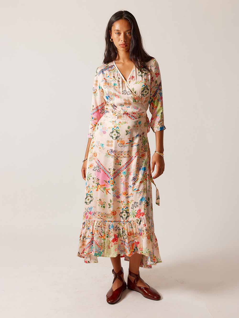Lala Wrap Dress - PINK