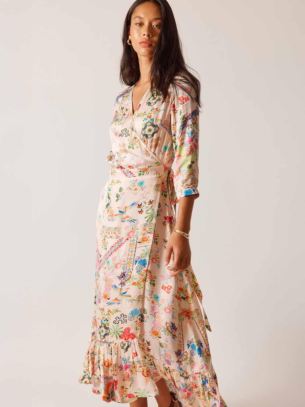 Lala Wrap Dress - PINK