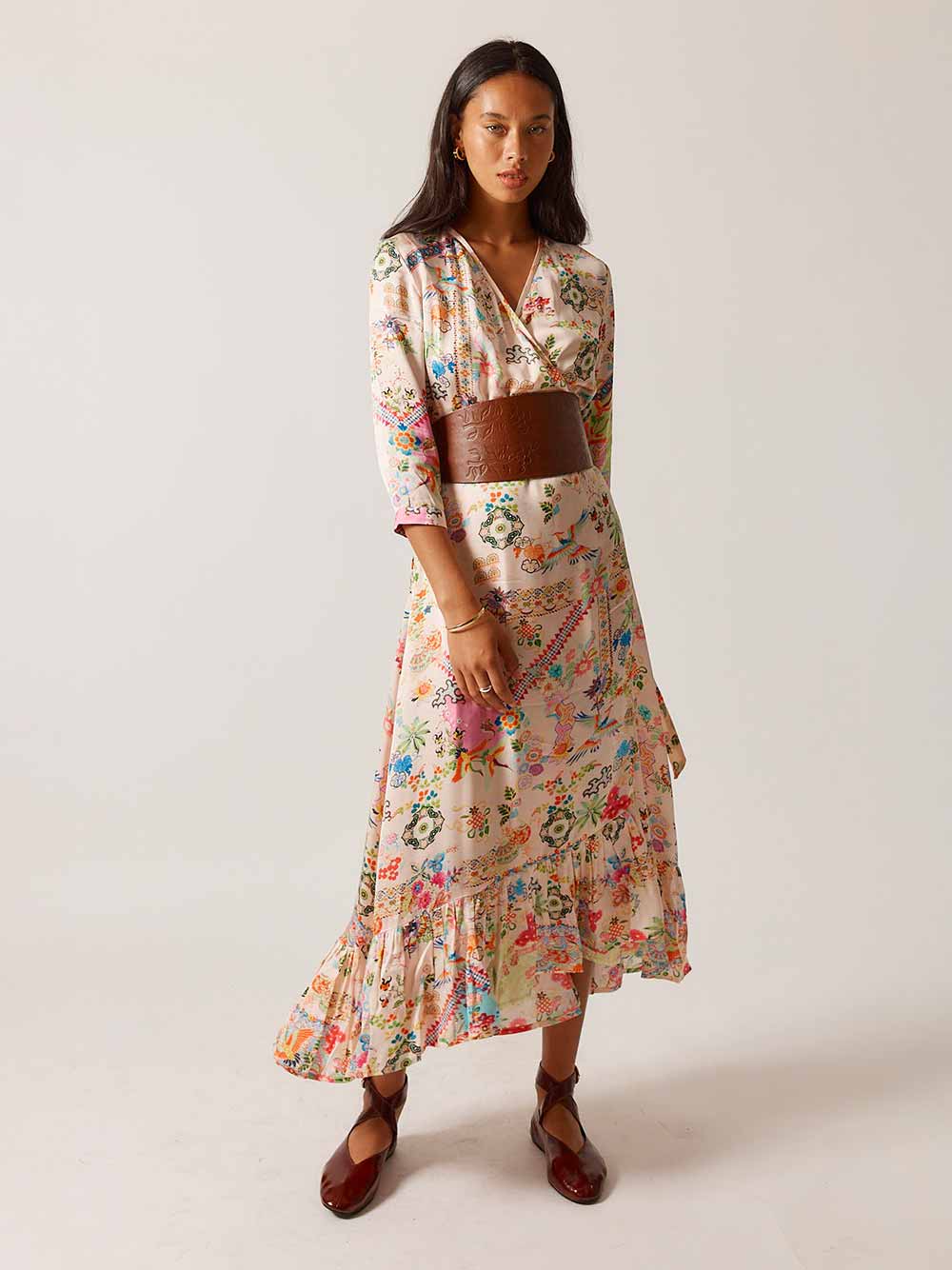 Lala Wrap Dress - PINK