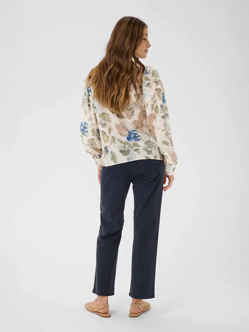 Lucia Blouse - HAILEY PRINT WITH BLUE