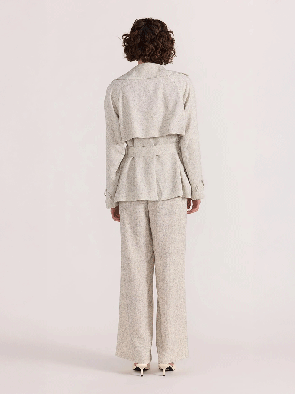 Lucielle Crop Trench Coat