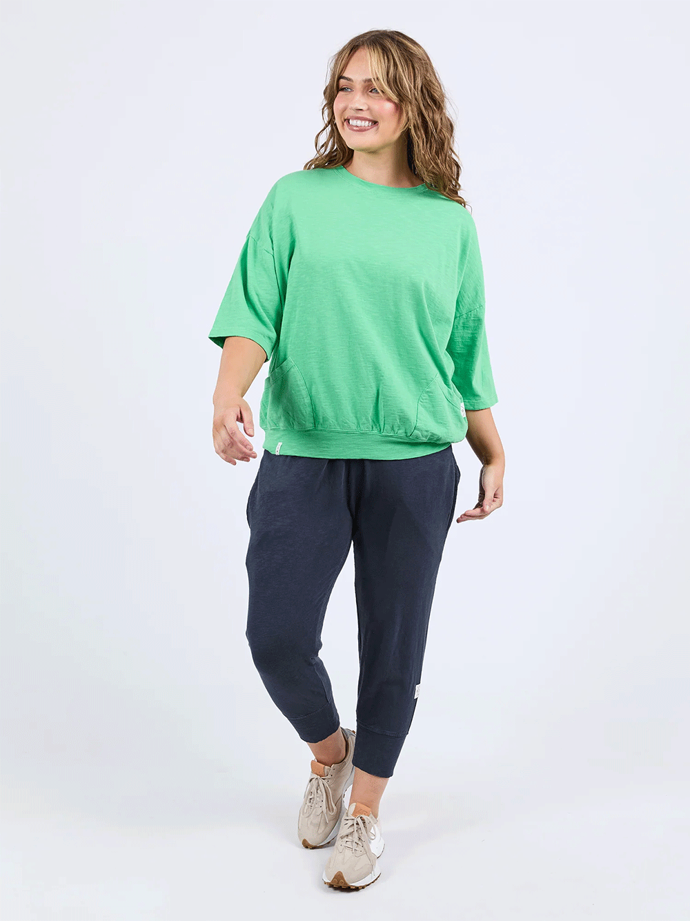 Mazie Sweater - SPRING GREEN