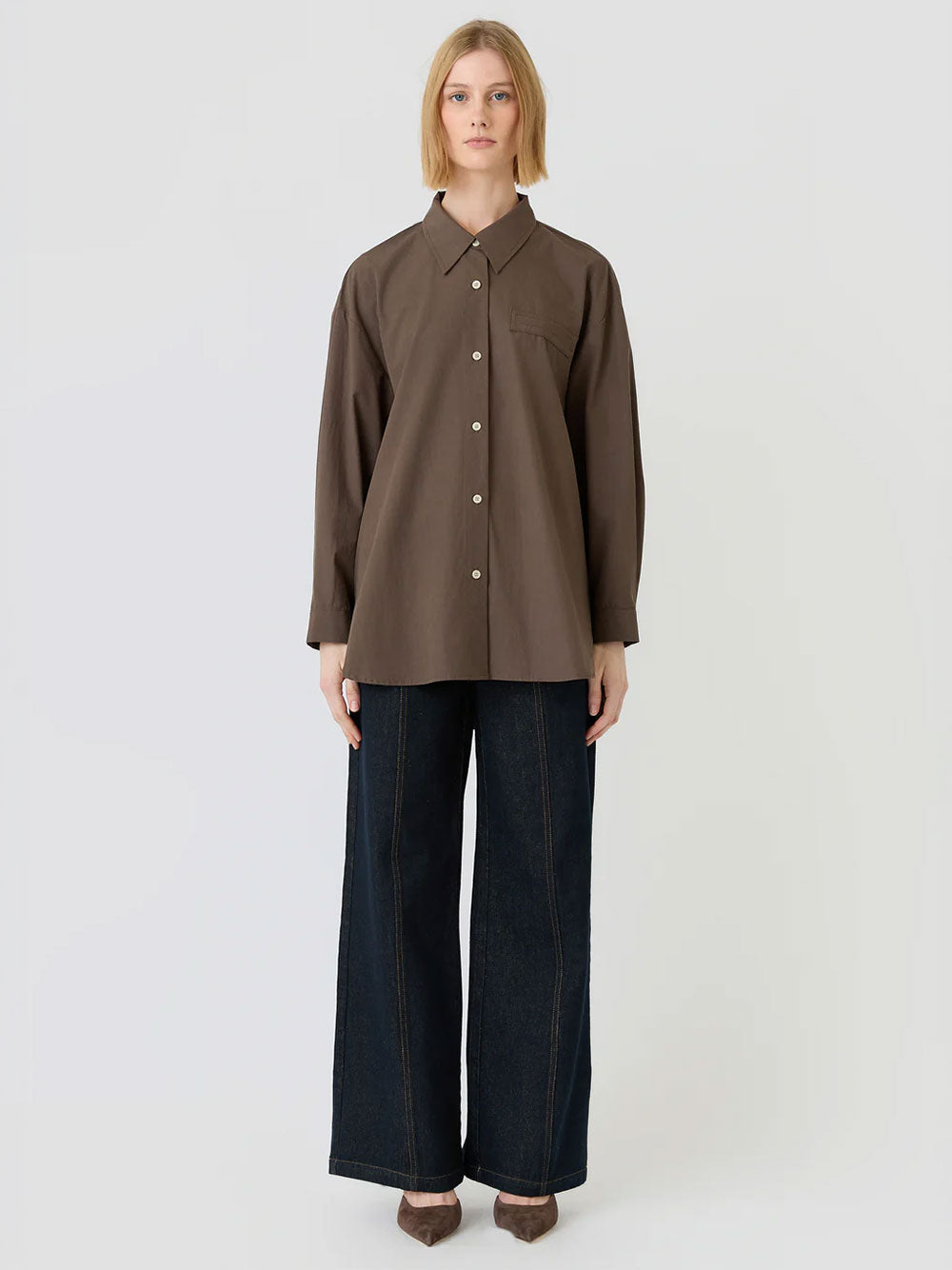 Mayfair Shirt - ESPRESSO