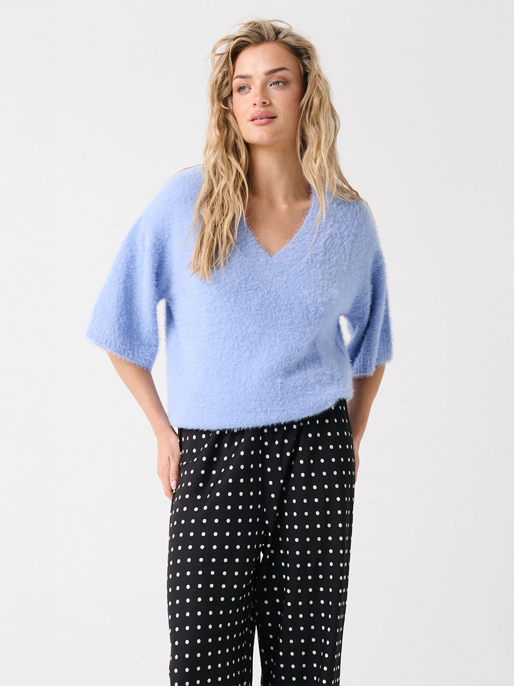 Mia Knit - CORNFLOWER