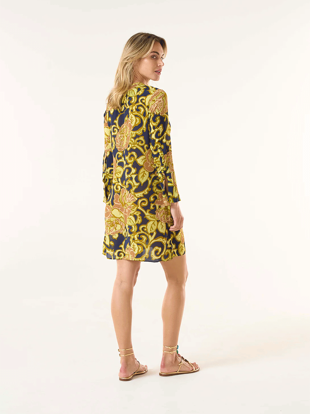 Middy Genie Dress -SAN SEBASTIAN CITRINE