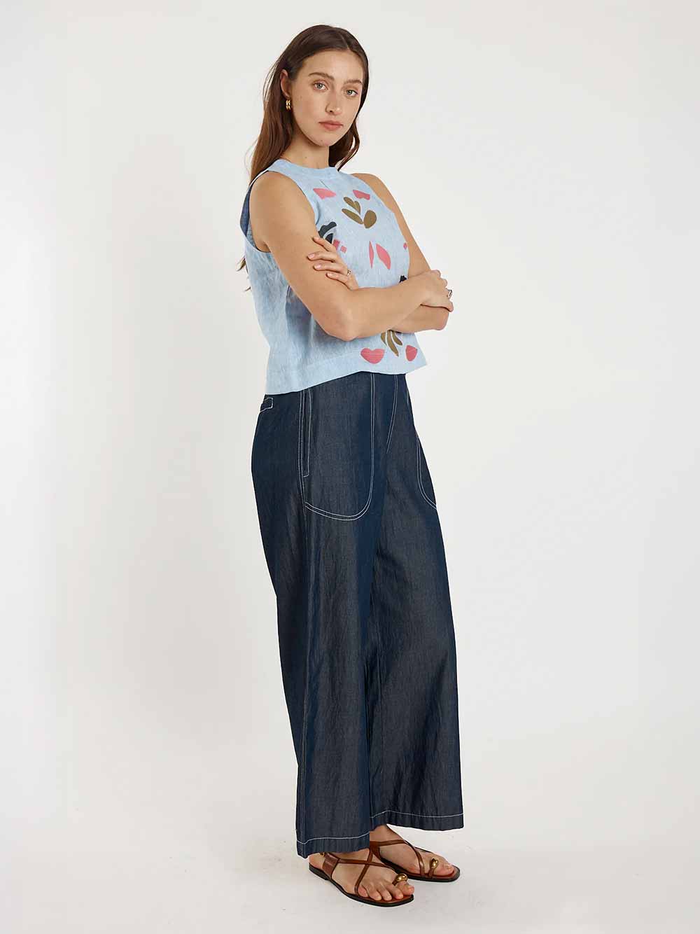 Monoki Tank - CHAMBRAY