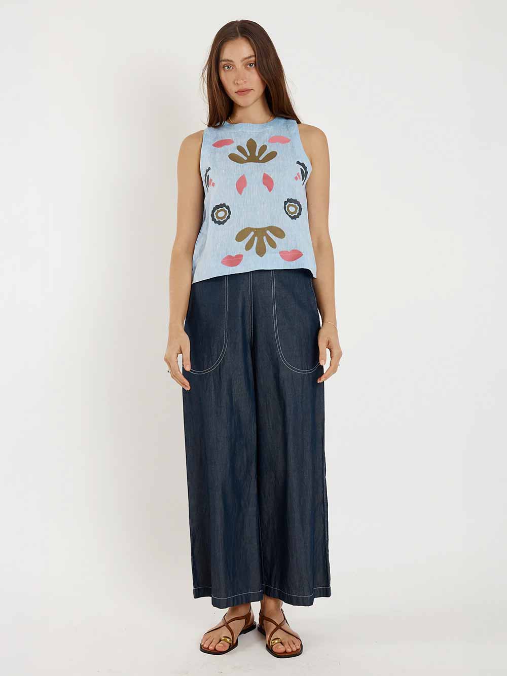 Monoki Tank - CHAMBRAY