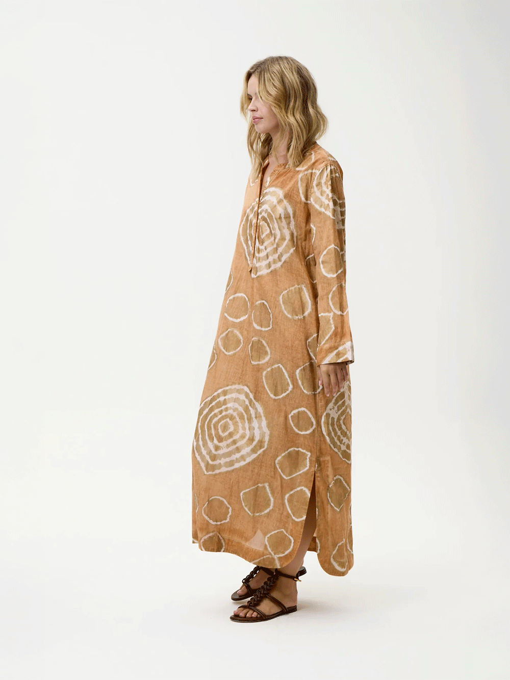 Bazaar Kaftan Dress - MORROCAN FOIL PRINT