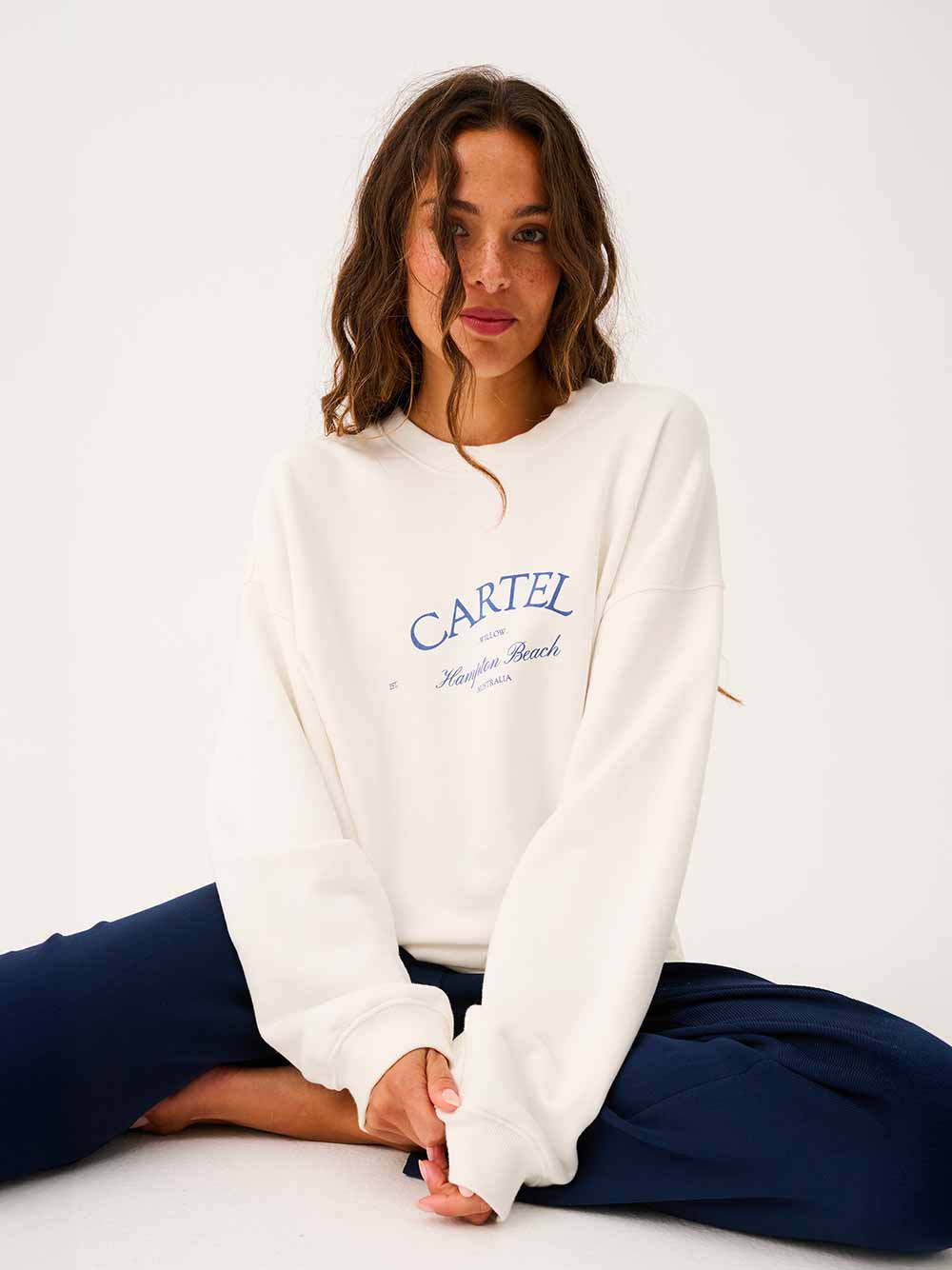 Nina Sweater - WHITE ANCHOR