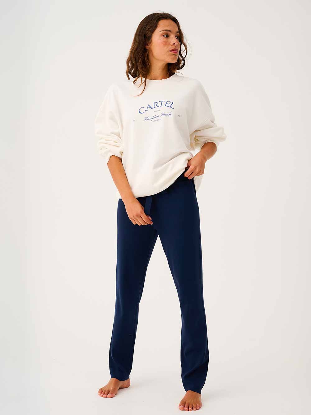 Nina Sweater - WHITE ANCHOR