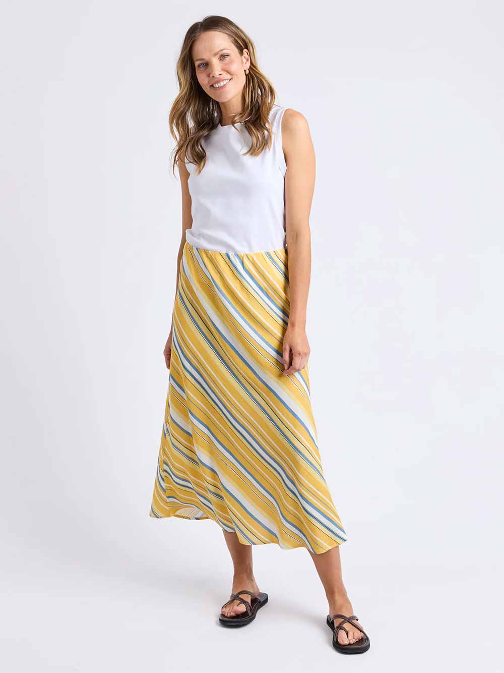 Palermo Stripe Skirt