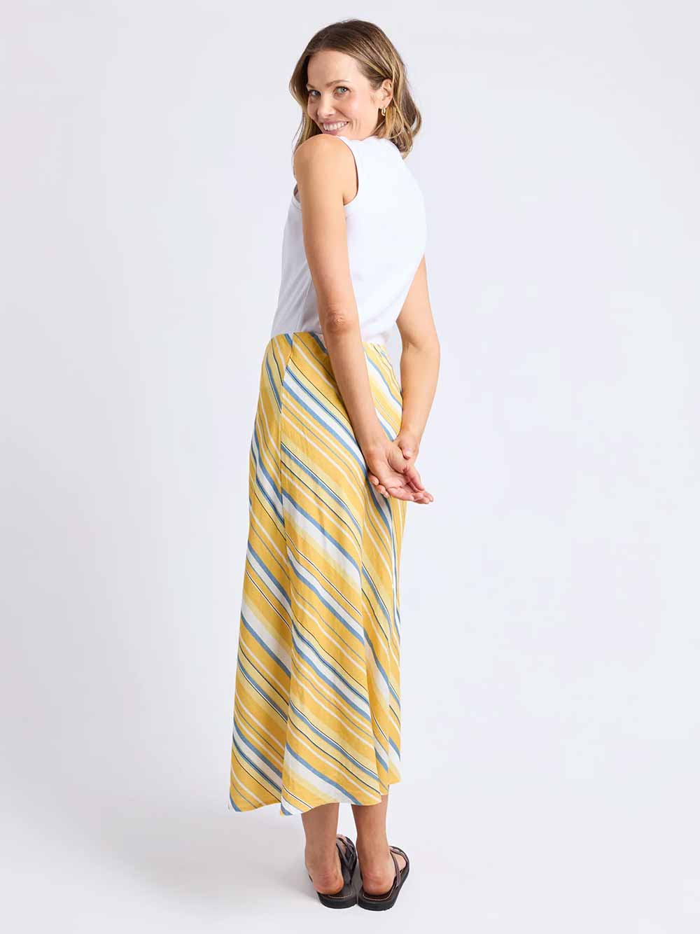 Palermo Stripe Skirt