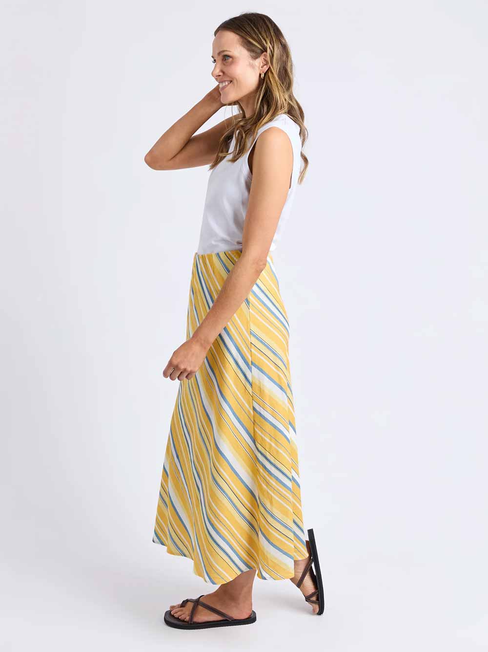 Palermo Stripe Skirt