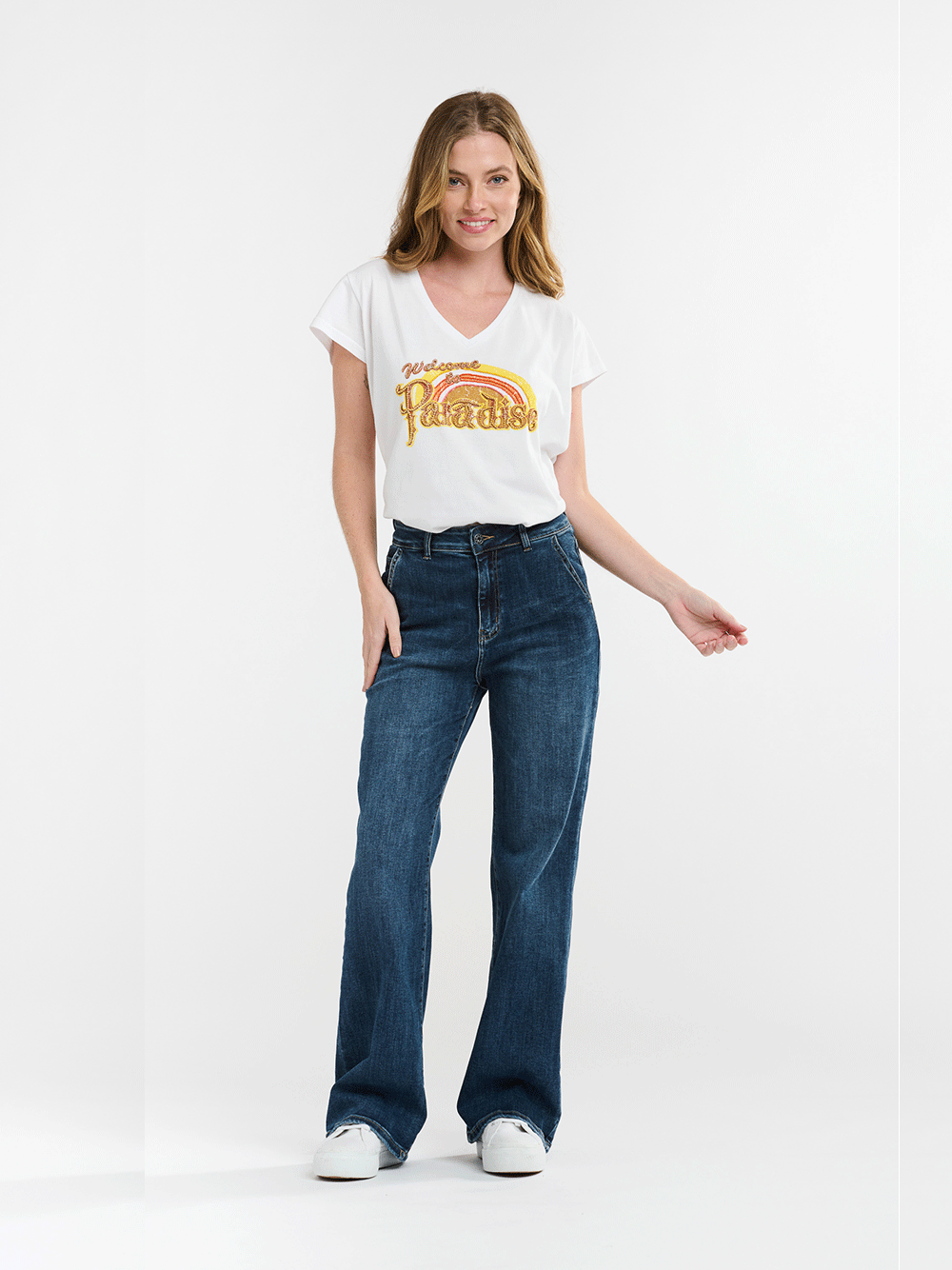 Welcome to Paradise T-Shirt - WHITE