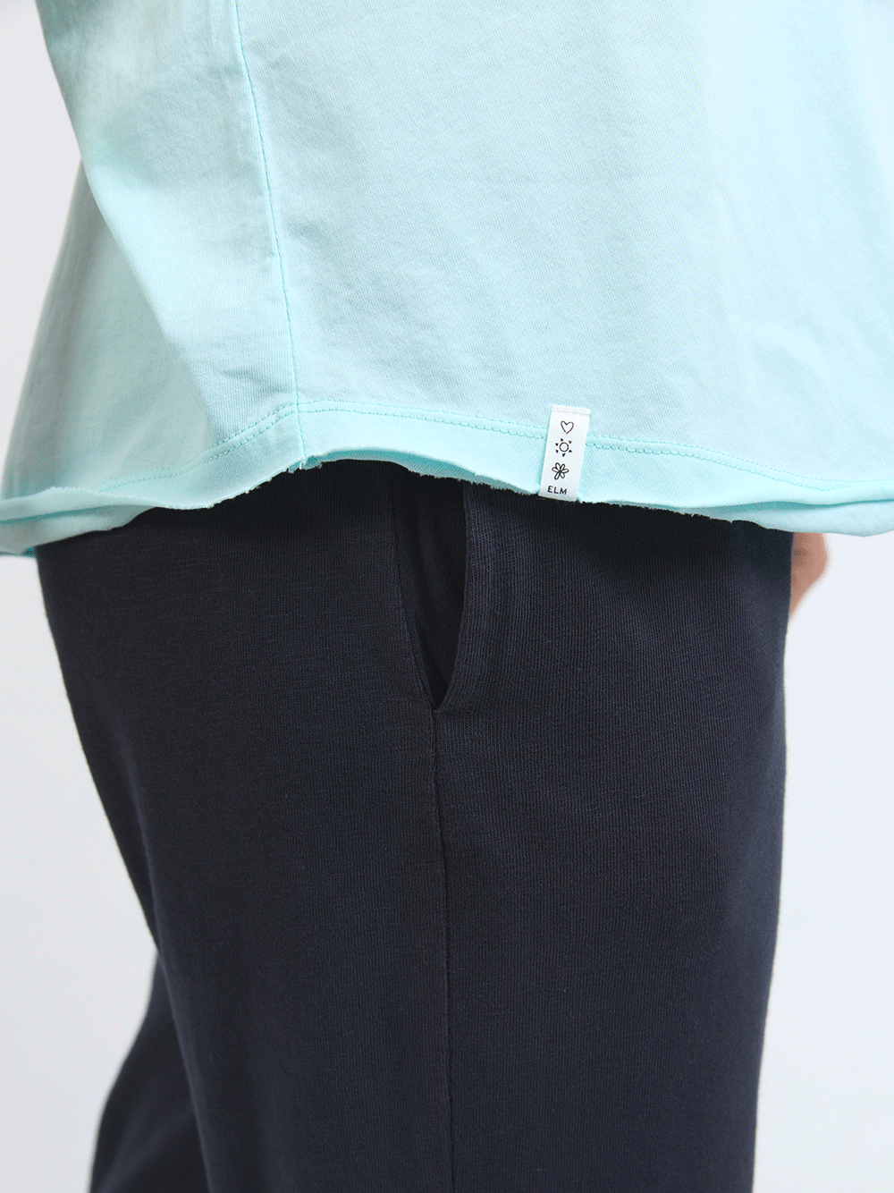 Pima V Neck Tee - TONIC BLUE