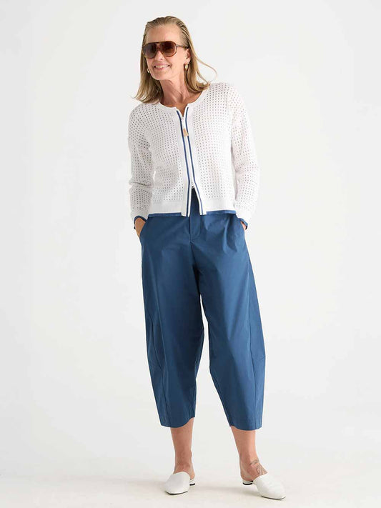 Barrel Leg Trousers - OCEAN