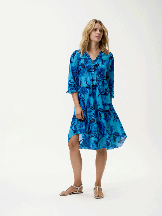 Middy Poppy Cotton Dress - MILOS PRINT