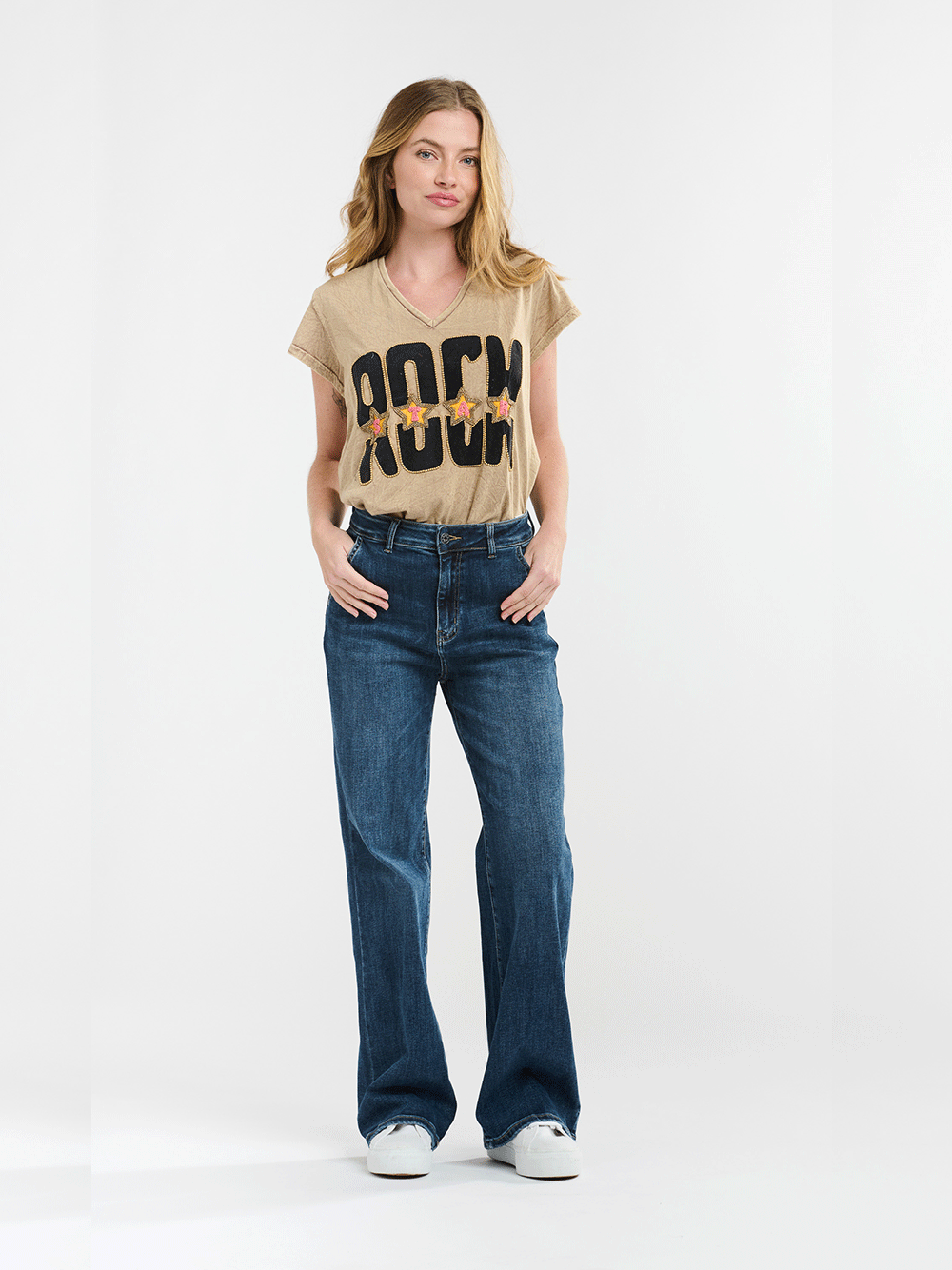 Rock Star T-Shirt - TAUPE