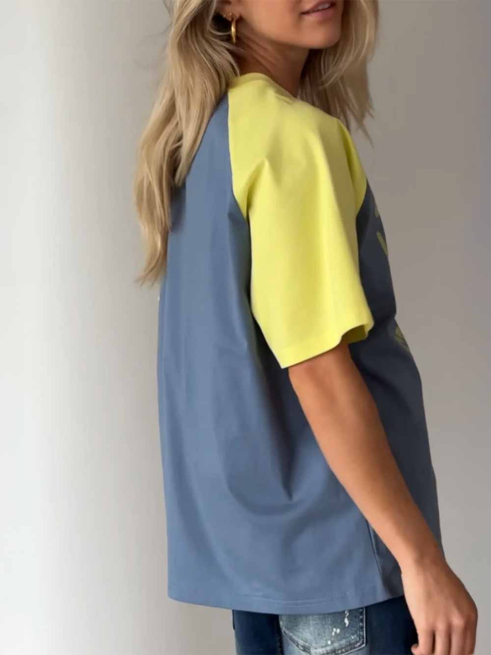 Rockstar T-Shirt - LEMON DENIM