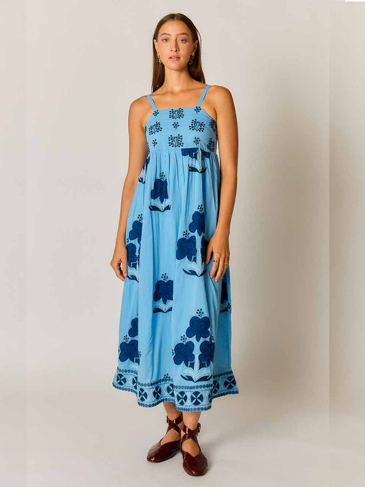 Alcaraz Sundress - BLUE