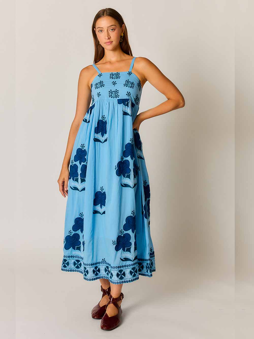 Alcaraz Sundress - BLUE