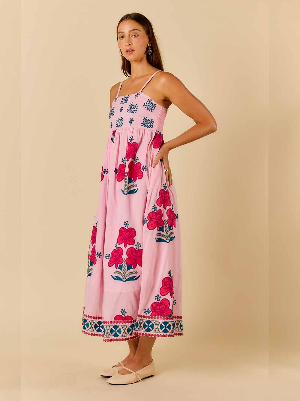 Alcaraz Sundress - PINK