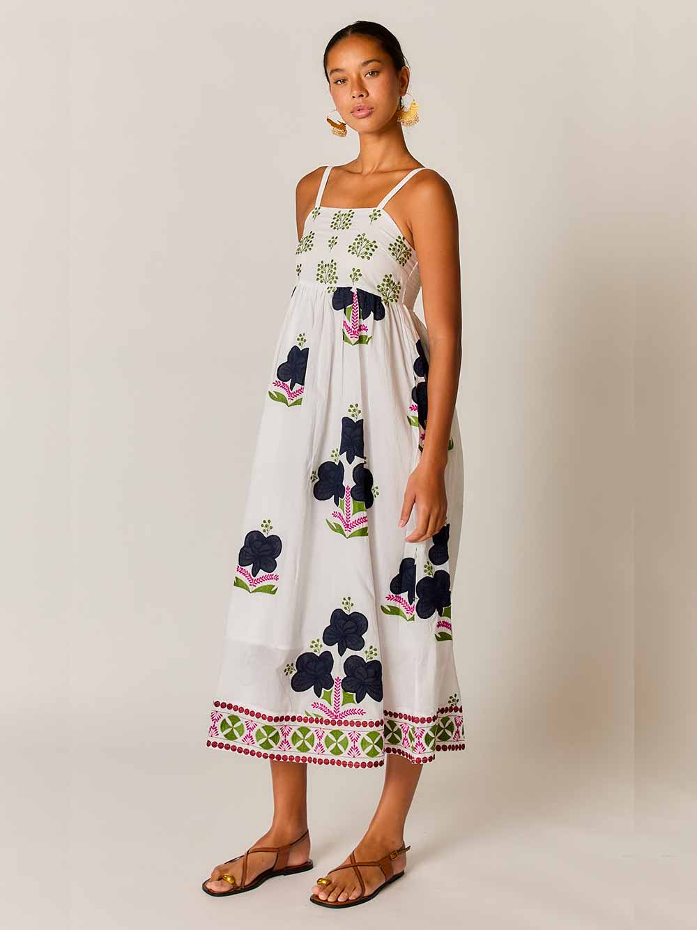 Alcaraz Sundress - WHITE