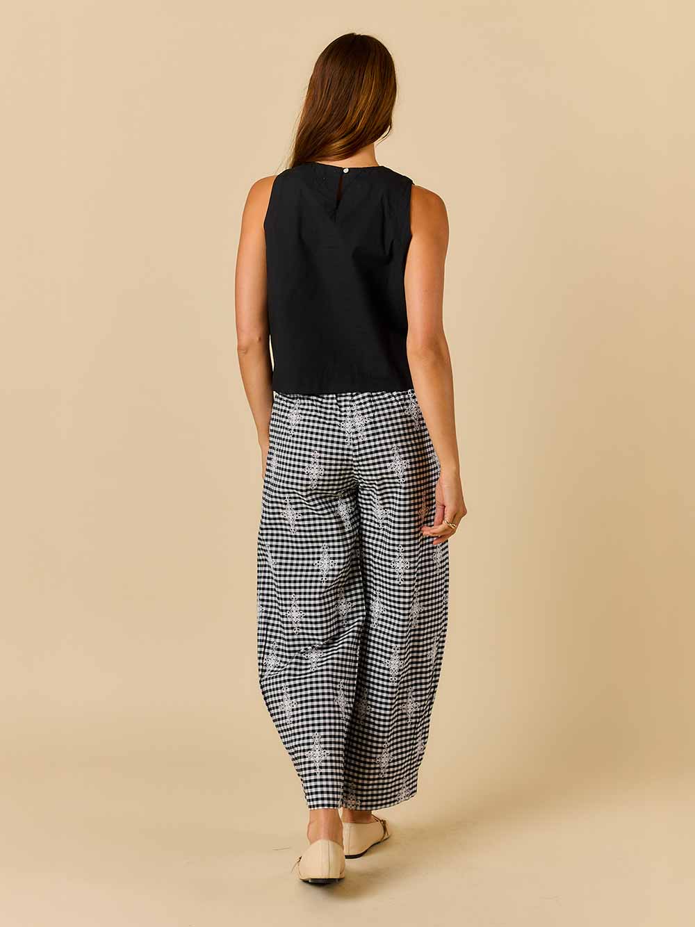 Cornelli Top - BLACK