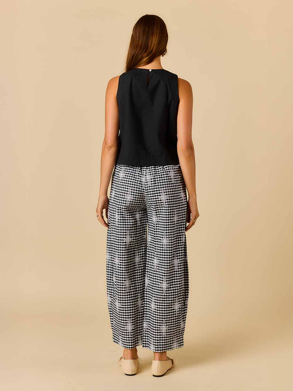 Cornelli Top - BLACK