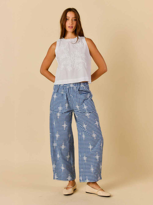 Cornelli Top - WHITE