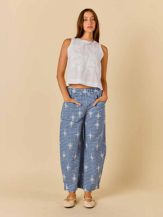 Cornelli Top - WHITE