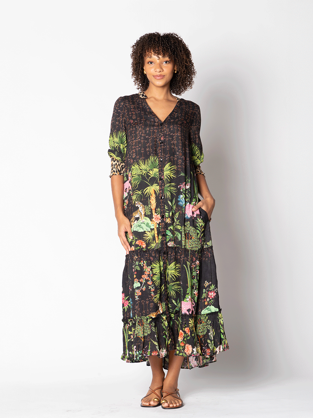 Nouveau Maxi Dress - BLACK