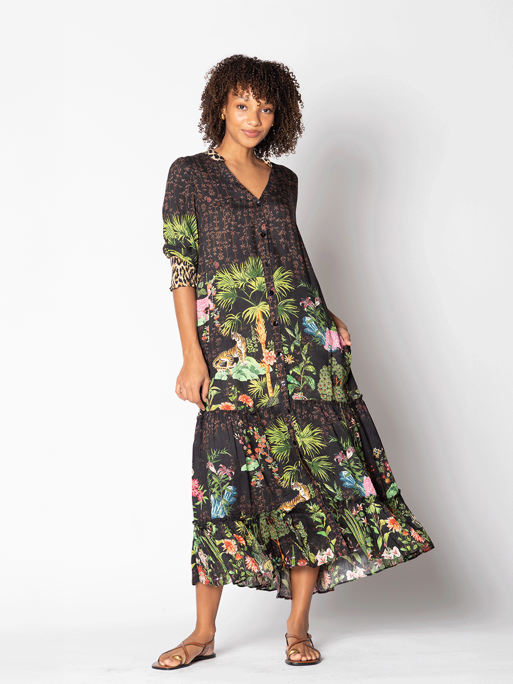 Nouveau Maxi Dress - BLACK