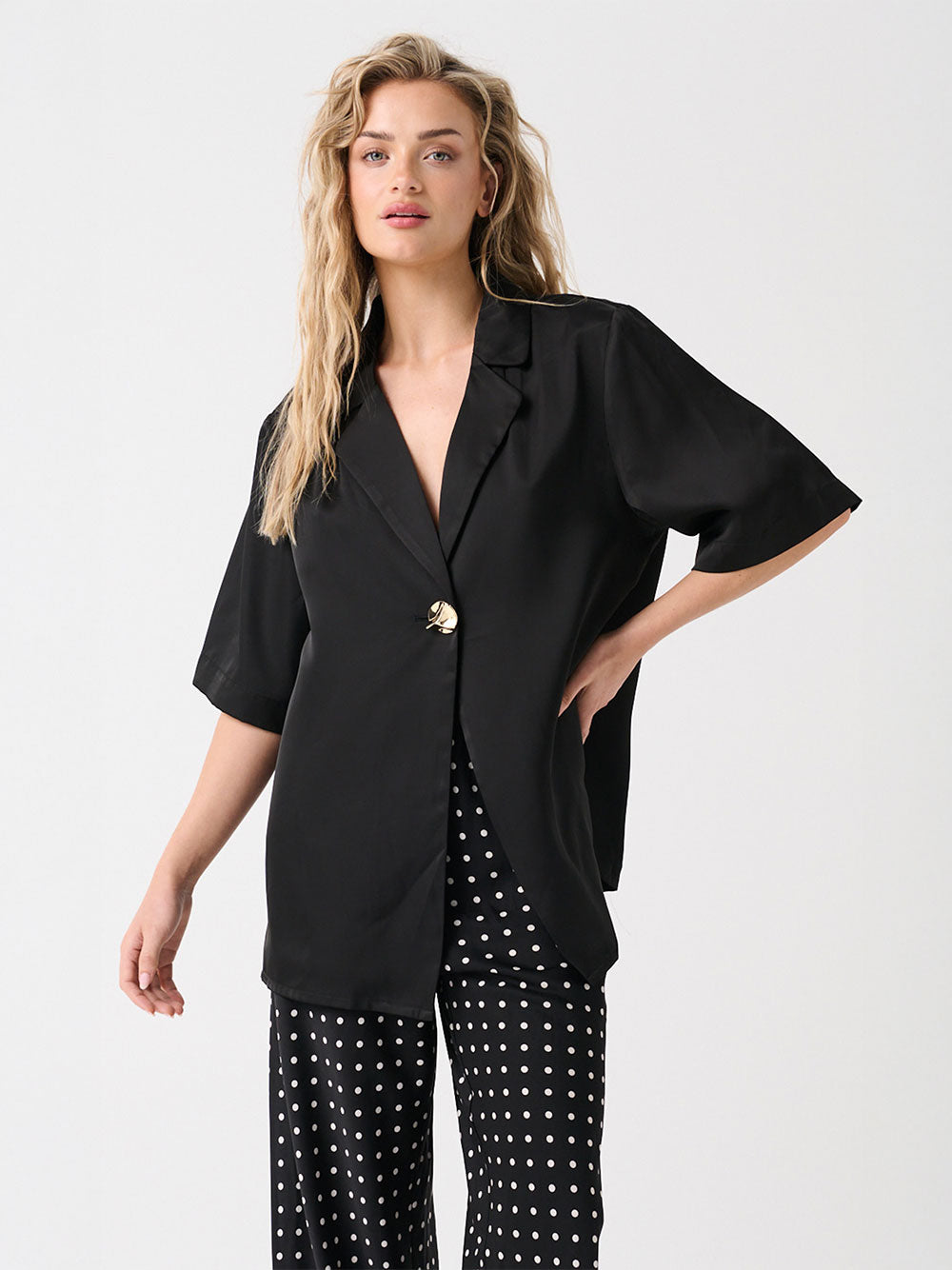 Sable Top - BLACK/GOLD