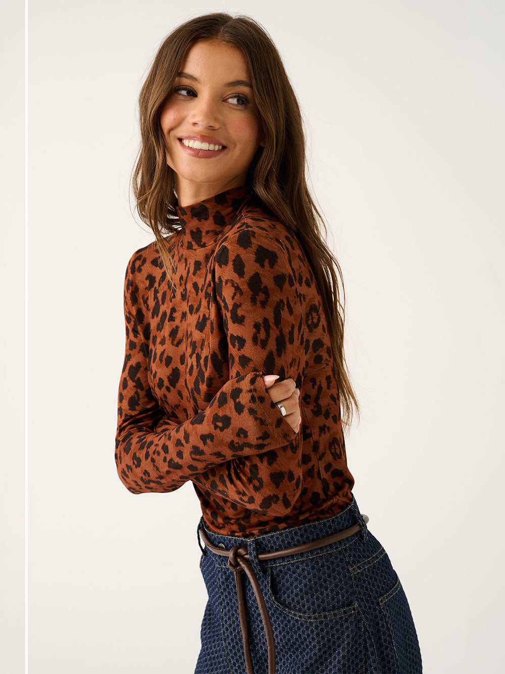 Saffiya Skivvy - FUDGE LEOPARD