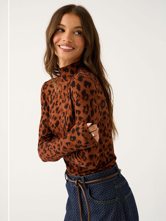 Saffiya Skivvy - FUDGE LEOPARD