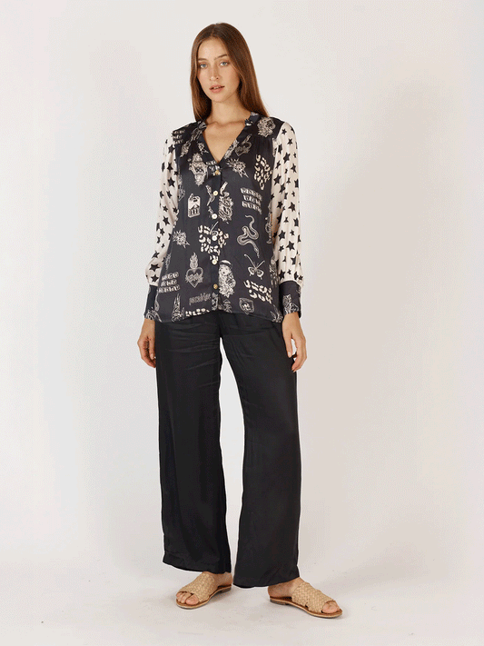 Sastri Shirt - BLACK