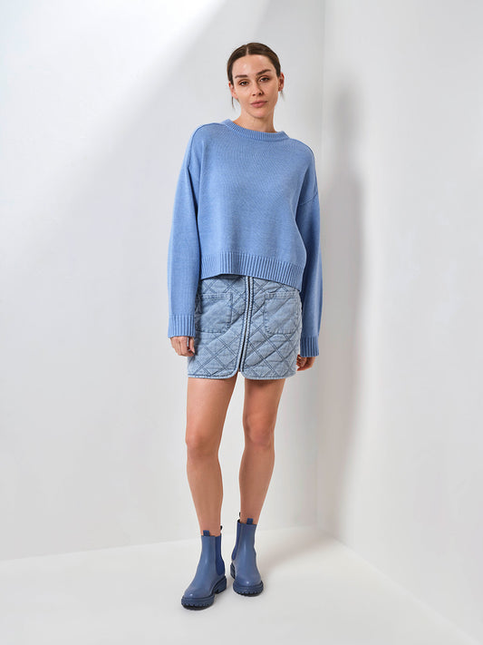 Seville Knit Jumper - LIGHT BLUE