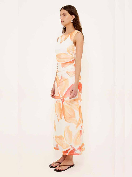 Solana Mesh Midi Dress