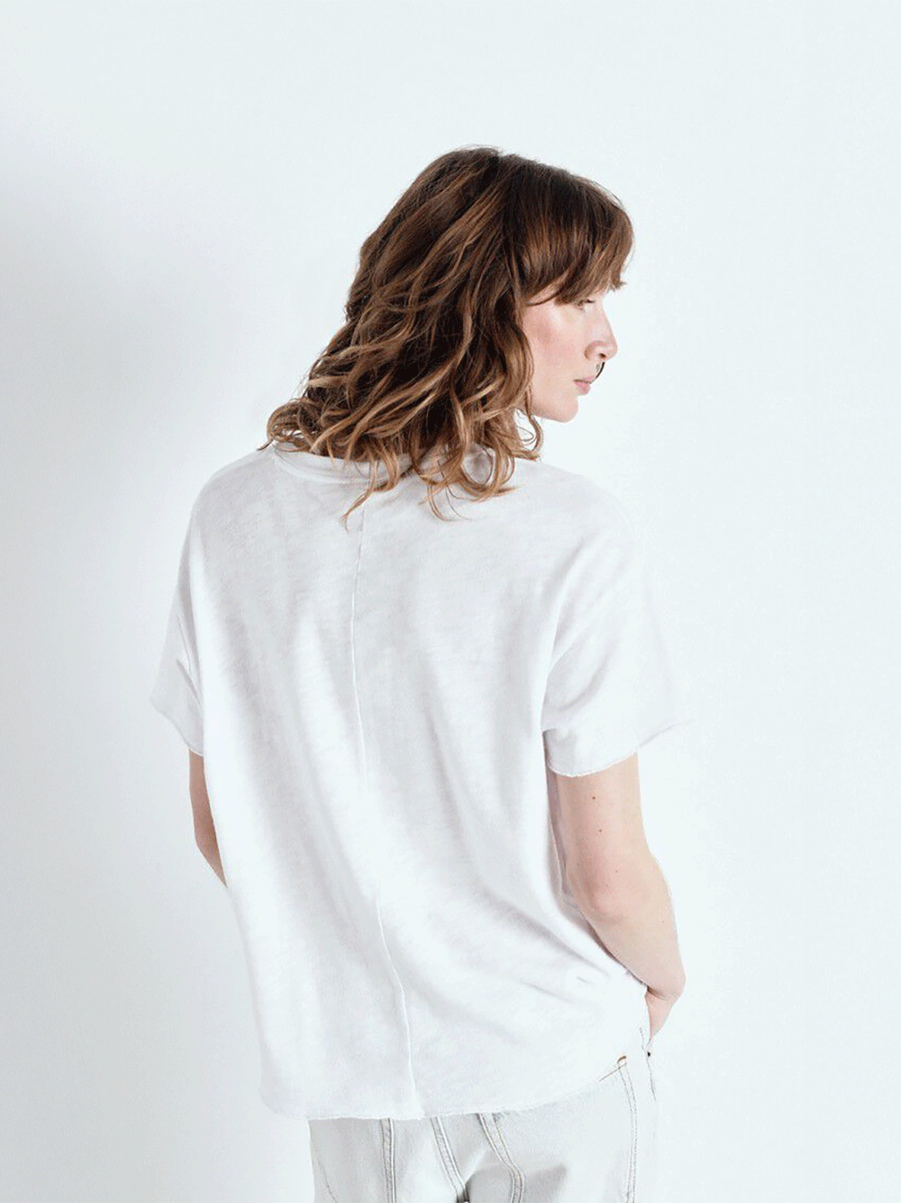 Sonoma Short Sleeve Round Neck T-Shirt - WHITE
