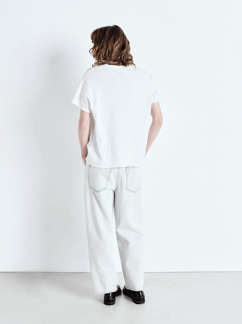 Sonoma Short Sleeve Round Neck T-Shirt - WHITE