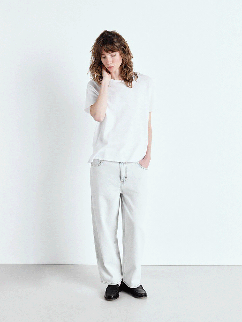 Sonoma Short Sleeve Round Neck T-Shirt - WHITE